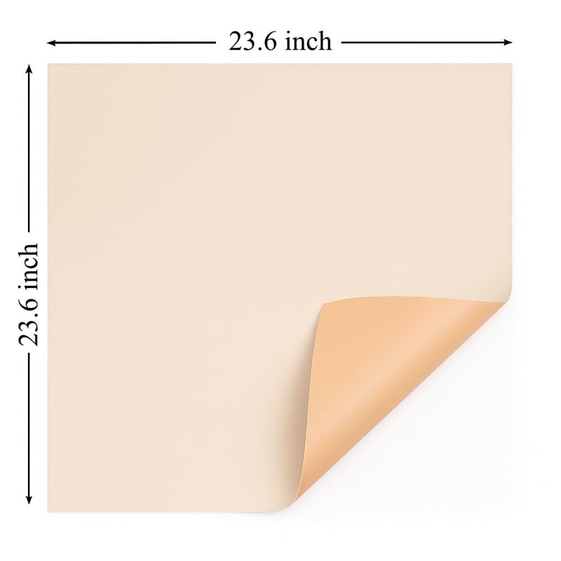 BBJ WRAPS Double Color Flower Wrapping Paper Waterproof Florist Bouquet Packaging Wraps 20 Sheets 23.6x23.6 Inch (Peach) - Image 2